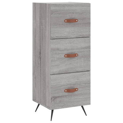 Hoge Kast 34,5X34X180 Cm Bewerkt Hout Grijs Sonoma Eikenkleurig
