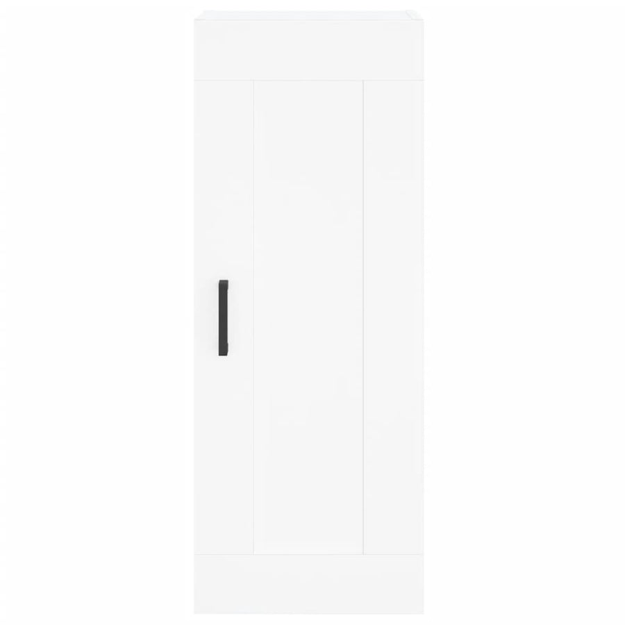 Hoge Kast 34,5X34X180 Cm Bewerkt Hout Wit