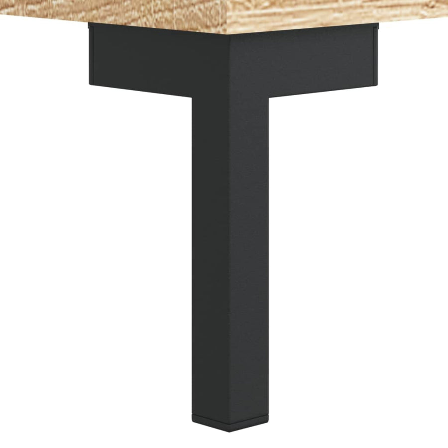 Hoge Kast 34,5X34X180 Cm Bewerkt Hout Sonoma Eikenkleurig