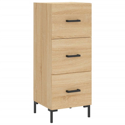 Hoge Kast 34,5X34X180 Cm Bewerkt Hout Sonoma Eikenkleurig