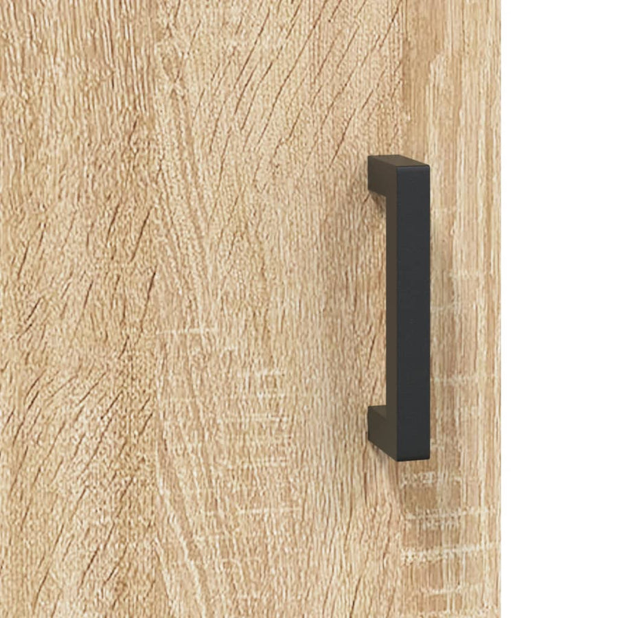 Hoge Kast 34,5X34X180 Cm Bewerkt Hout Sonoma Eikenkleurig