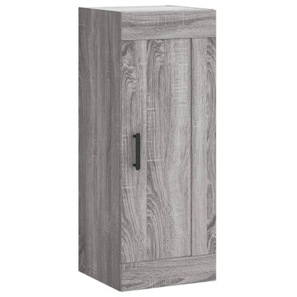 Hoge Kast 34,5X34X180 Cm Bewerkt Hout Grijs Sonoma Eikenkleurig
