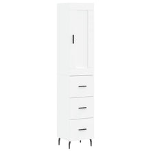 Hoge Kast 34,5X34X180 Cm Bewerkt Hout Wit