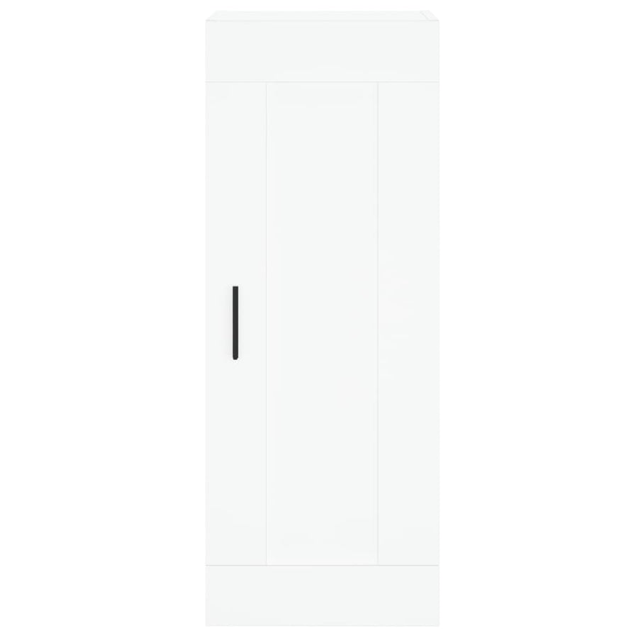 Hoge Kast 34,5X34X180 Cm Bewerkt Hout Wit