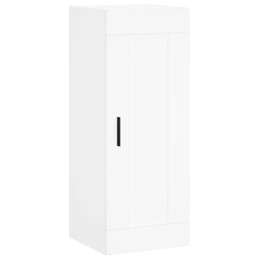 Hoge Kast 34,5X34X180 Cm Bewerkt Hout Wit