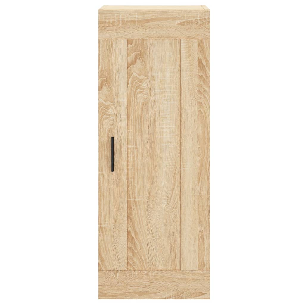 Hoge Kast 34,5X34X180 Cm Bewerkt Hout Kleurig Sonoma eiken