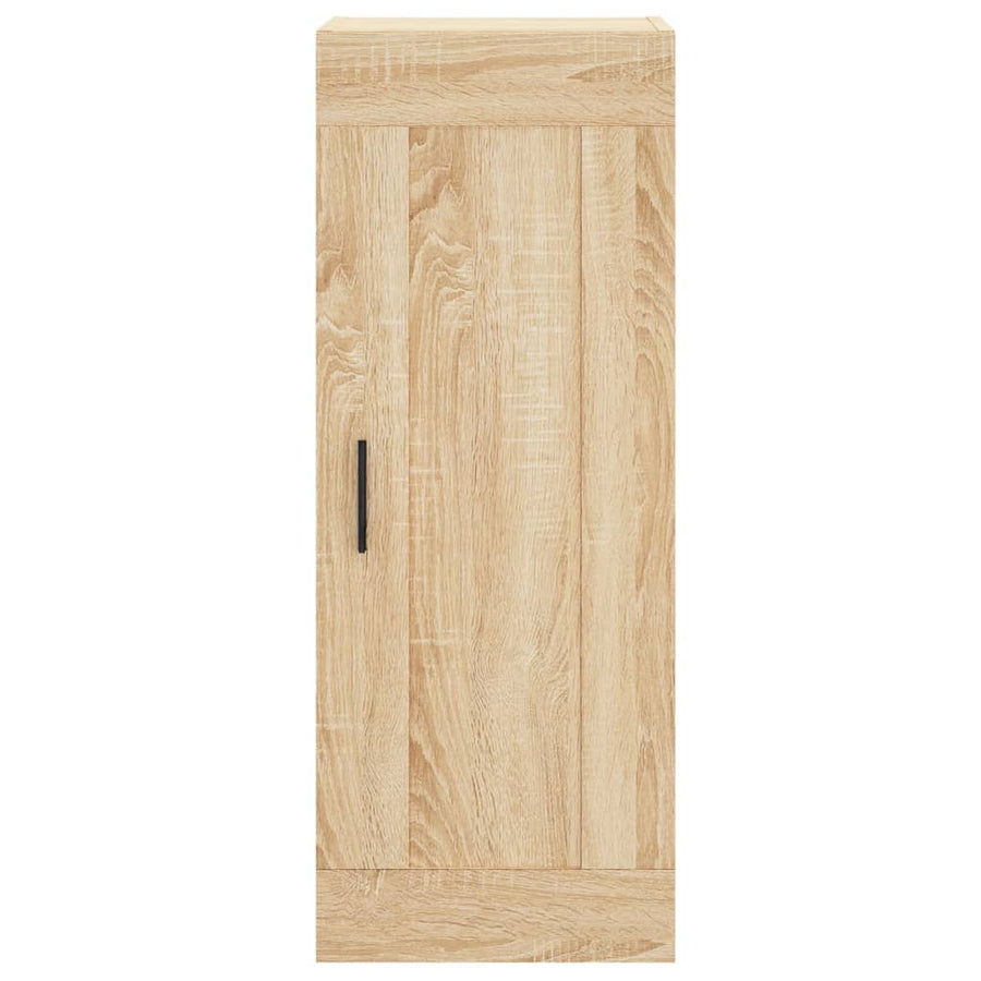 Hoge Kast 34,5X34X180 Cm Bewerkt Hout Kleurig Sonoma eiken