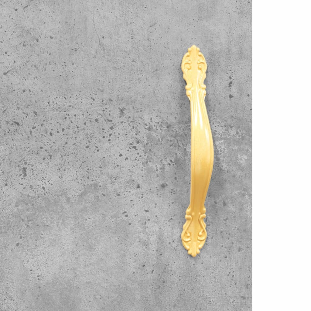 Hoge Kast 34,5X34X180 Cm Bewerkt Hout Betongrijs