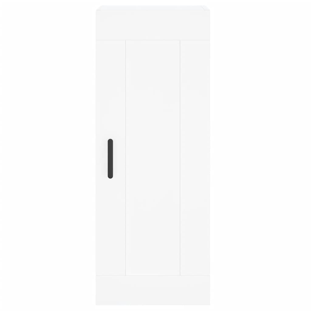 Hoge Kast 34,5X34X180 Cm Bewerkt Hout Wit