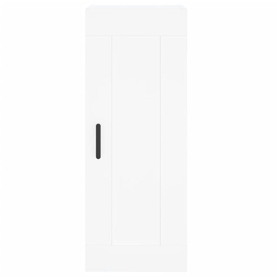 Hoge Kast 34,5X34X180 Cm Bewerkt Hout Wit