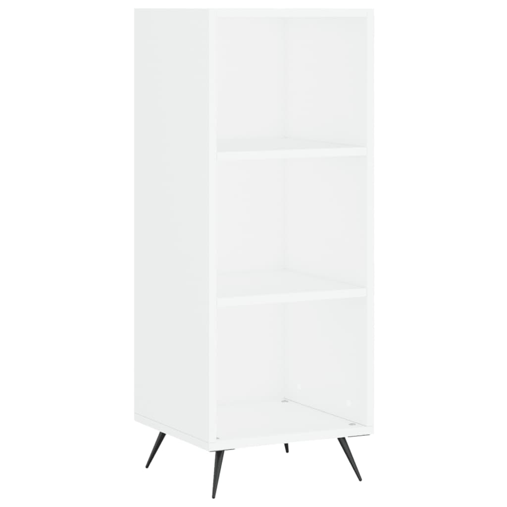 Hoge Kast 34,5X34X180 Cm Bewerkt Hout Wit