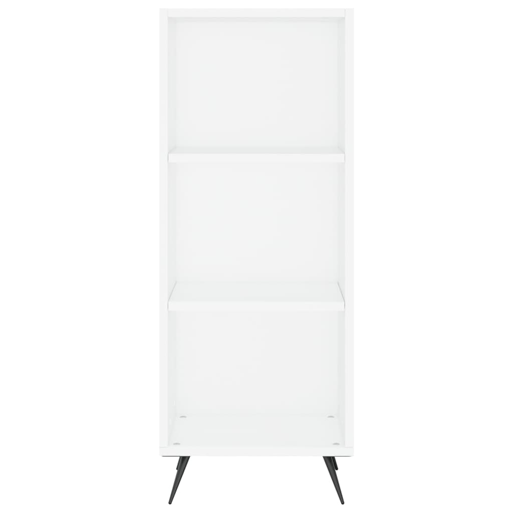 Hoge Kast 34,5X34X180 Cm Bewerkt Hout Wit