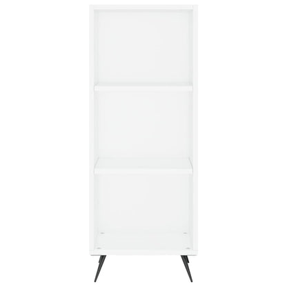 Hoge Kast 34,5X34X180 Cm Bewerkt Hout Wit