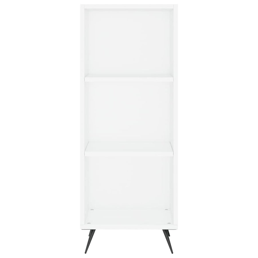 Hoge Kast 34,5X34X180 Cm Bewerkt Hout Wit