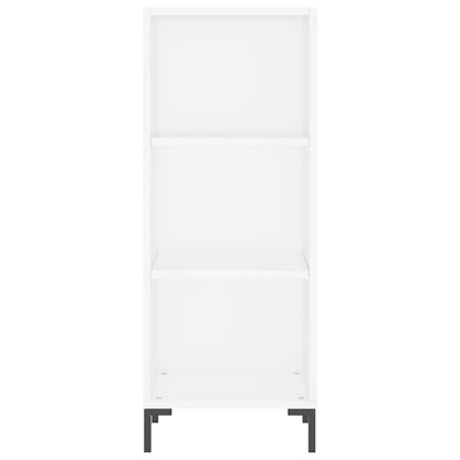 Hoge Kast 34,5X34X180 Cm Bewerkt Hout Wit