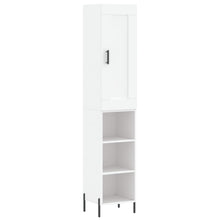 Hoge Kast 34,5X34X180 Cm Bewerkt Hout Wit