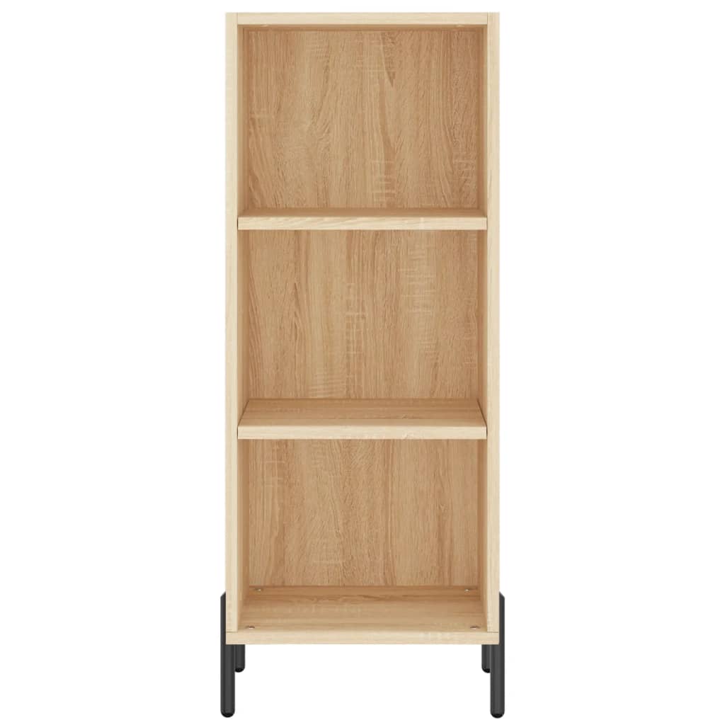 Hoge Kast 34,5X34X180 Cm Bewerkt Hout Kleurig Sonoma eiken