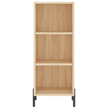 Hoge Kast 34,5X34X180 Cm Bewerkt Hout Kleurig Sonoma eiken