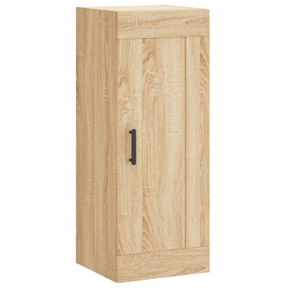 Hoge Kast 34,5X34X180 Cm Bewerkt Hout Kleurig Sonoma eiken