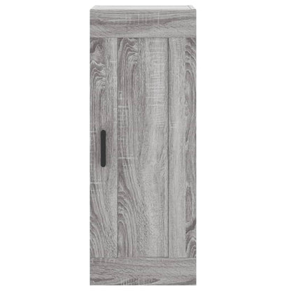 Hoge Kast 34,5X34X180 Cm Bewerkt Hout Grijs Sonoma Eikenkleurig