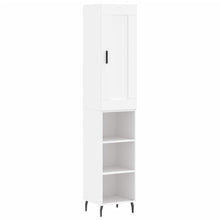 Hoge Kast 34,5X34X180 Cm Bewerkt Hout Wit