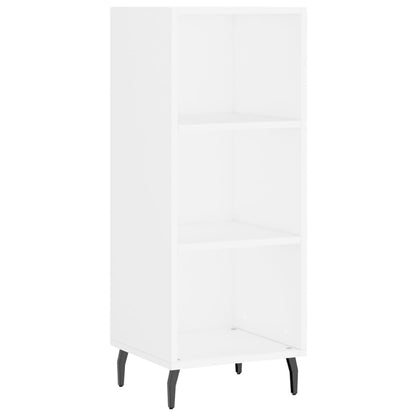 Hoge Kast 34,5X34X180 Cm Bewerkt Hout Wit