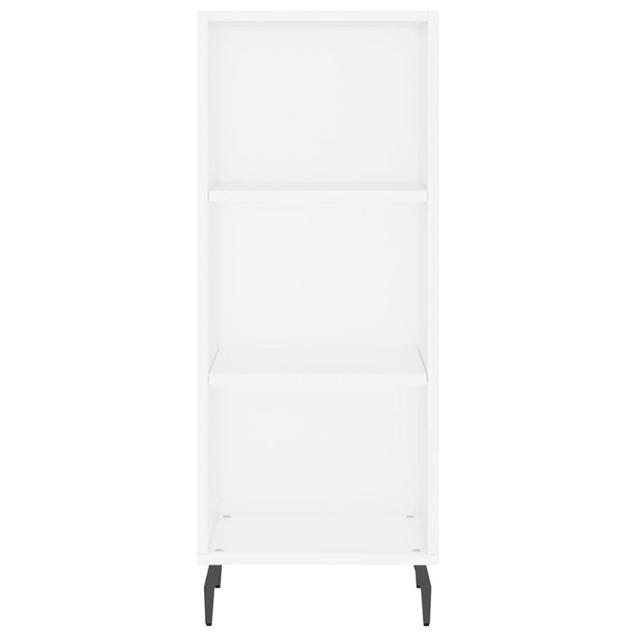 Hoge Kast 34,5X34X180 Cm Bewerkt Hout Wit