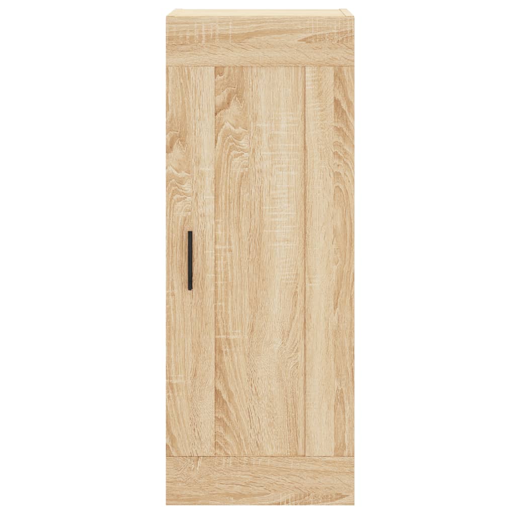 Hoge Kast 34,5X34X180 Cm Bewerkt Hout Kleurig Sonoma eiken