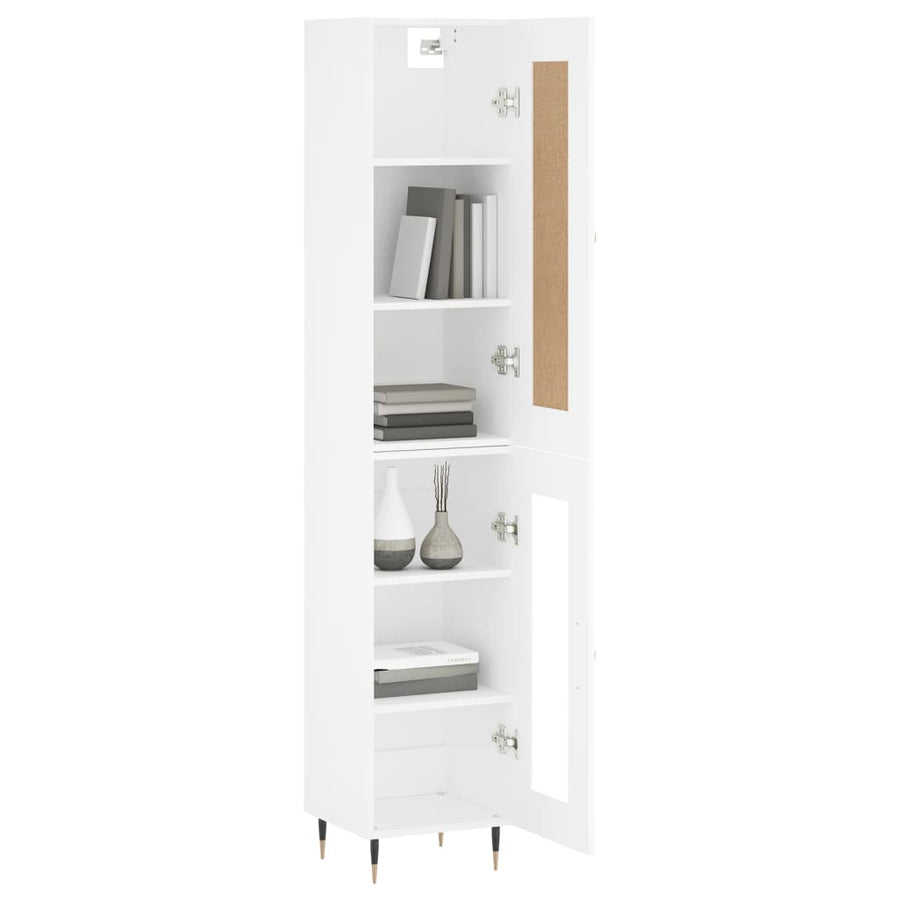 Hoge Kast 34,5X34X180 Cm Bewerkt Hout 1