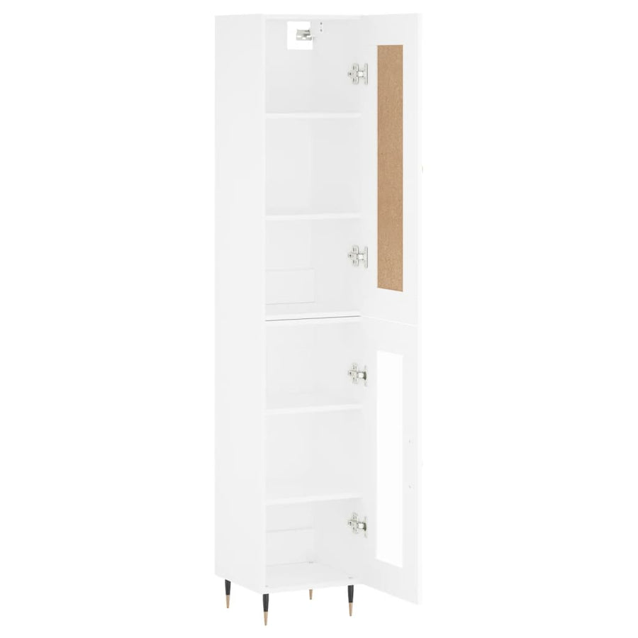 Hoge Kast 34,5X34X180 Cm Bewerkt Hout 1