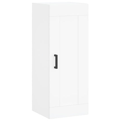 Hoge Kast 34,5X34X180 Cm Bewerkt Hout Wit