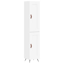 Hoge Kast 34,5X34X180 Cm Bewerkt Hout Wit