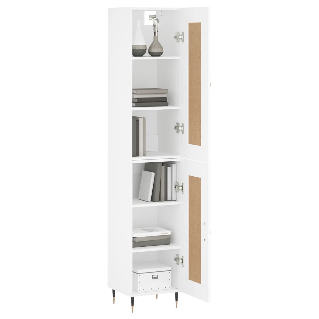 Hoge Kast 34,5X34X180 Cm Bewerkt Hout 1