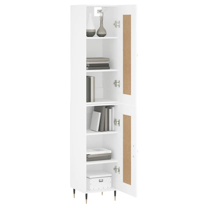 Hoge Kast 34,5X34X180 Cm Bewerkt Hout 1