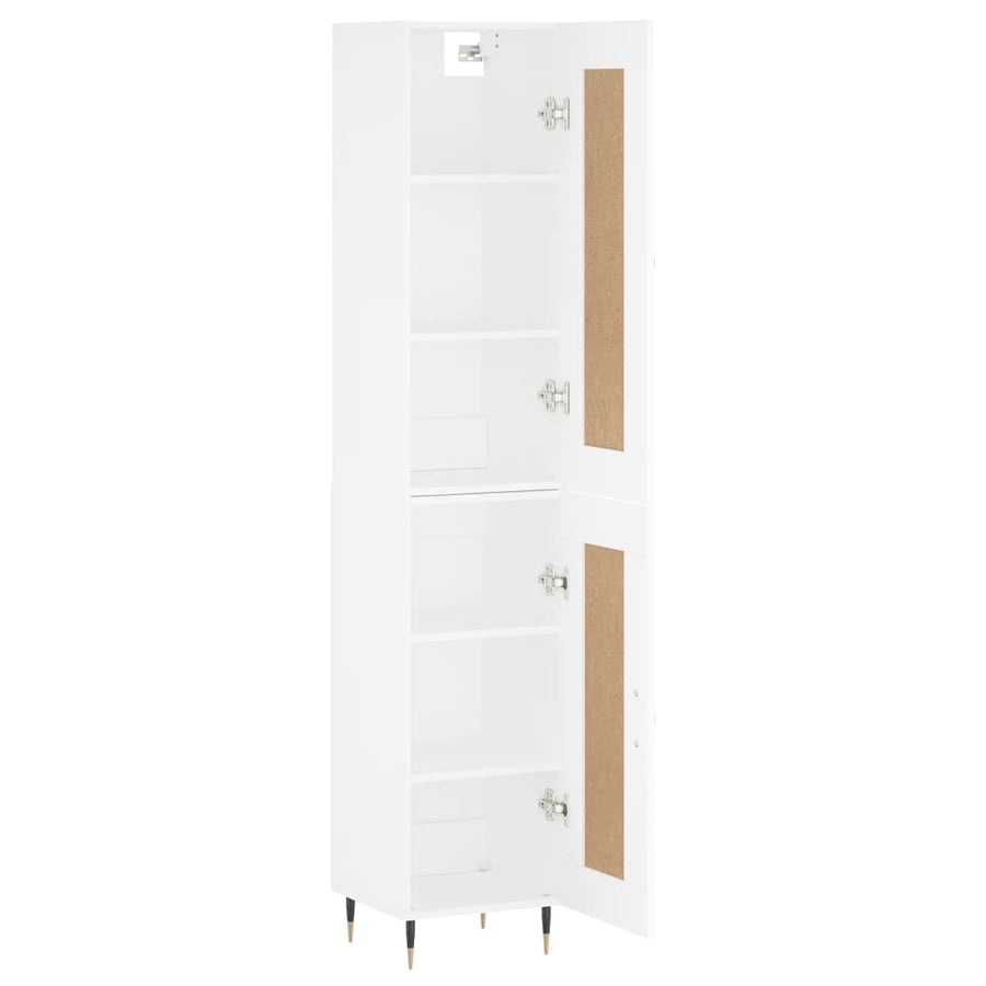 Hoge Kast 34,5X34X180 Cm Bewerkt Hout 1