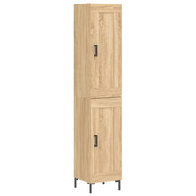 Hoge Kast 34,5X34X180 Cm Bewerkt Hout Kleurig Sonoma eiken