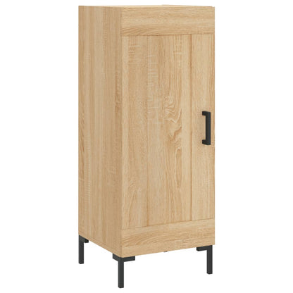 Hoge Kast 34,5X34X180 Cm Bewerkt Hout Kleurig Sonoma eiken