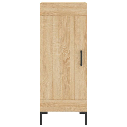 Hoge Kast 34,5X34X180 Cm Bewerkt Hout Kleurig Sonoma eiken