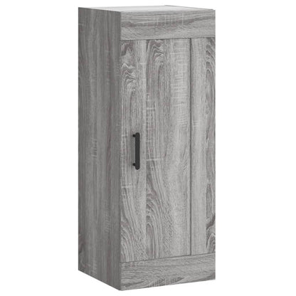 Hoge Kast 34,5X34X180 Cm Bewerkt Hout Grijs Sonoma Eikenkleurig
