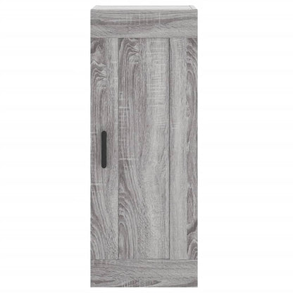 Hoge Kast 34,5X34X180 Cm Bewerkt Hout Grijs Sonoma Eikenkleurig
