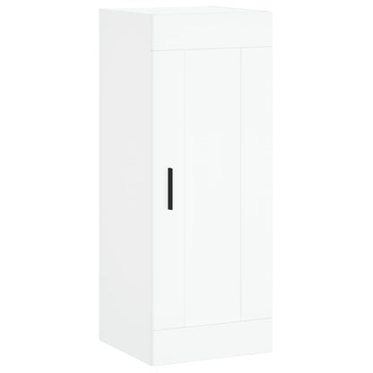 Hoge Kast 34,5X34X180 Cm Bewerkt Hout Wit