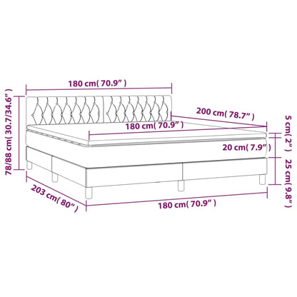 Boxspring met matras fluweel donkerblauw 180x200 cm 180 x 200 cm Donkerblauw