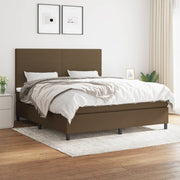 Boxspring met matras 160x200 cm donkerbruin