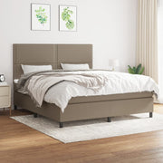 Boxspring 180x200 cm taupe met matras