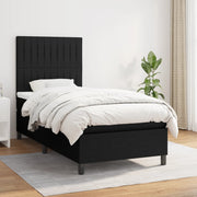 Boxspring met matras 90x200 cm zwart