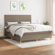 Boxspring 180x200 cm taupe met matras