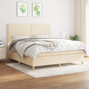 Boxspring met matras 180x200 cm crème