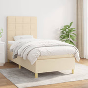 Boxspring met matras 80x200 cm crème