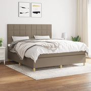 Boxspring 160x200 cm taupe met matras