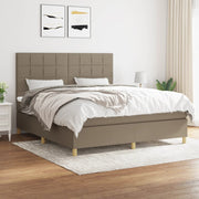 Boxspring 180x200 cm taupe met matras